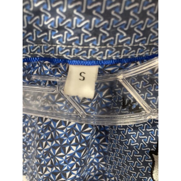 Luchiano Visconti Black Shirt Men's Size Small Button Up White Flip Cuff Cotton - Picture 3 of 8